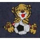 Design: Animals>Wild Animals - Tiger with soccer ball