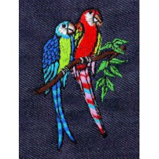 Design: Animals>Birds - Two parrots