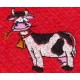 Design: Animals>Farm Animals>Cattle - Cow with bell