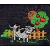 Product: Kitchen>Linen - Oven glove and cloth (Pair) (Apple tree and cow)
