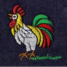 Design: Animals>Farm Animals>Chickens - Multicolored Cock