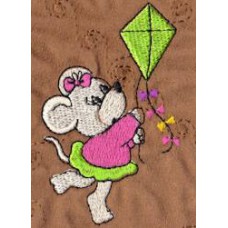 Design: Animals>Wild Animals>Mice - Mouse with kite
