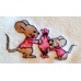 Product: Bags>Purses - Snoepie Neck Purse (Mice with red shirts)
