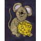 Design: Animals>Wild Animals>Mice - Mouse with cheese