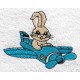 Design: Animals>Wild Animals>Rabbits - Rabbit in toy plane