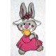 Design: Animals>Wild Animals>Rabbits - Bunny with flower hat