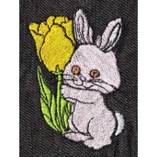 Design: Animals>Wild Animals>Rabbits - Bunny with tulip