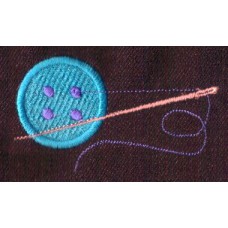 Design: Art>Needle craft - Needle and button