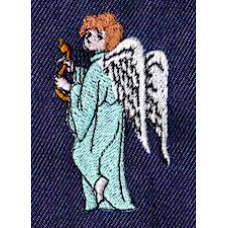 Design: Christian Art>Angels - Angel with harp