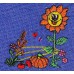 Product: Kitchen>Linen - Washcloth (Sunflower and pumpkin)
