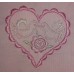 Product: Babies>Baby Linen - Baby Pillowcase (Two birds in a heart)