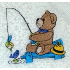 Design: Items>Toys>Teddy Bears - Fishing bear