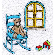 Design: Items>Toys>Teddy Bears - Teddy bear on chair