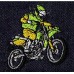Product: Bags>Purses - Snoepie Neck Purse (Motorcyclist in yellow and lilac)