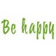 Design: Slogan - Be happy