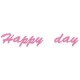 Design: Slogan - Happy day