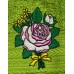 Product: Linen - Bath Sheet (White rose)