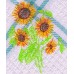Product: Kitchen>Linen - Dishcloth (Four sunflowers)