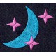 Design: Nature>Galaxy - Sickle moon and stars