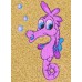 Design: Marine life>Seahorses - Seahorse blowing bubbles
