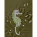 Product: Kitchen>Linen - Tablecloth Overlay (Seahorses)