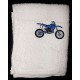 Product: Babies>Baby Cloths - Burp Cloth (Blue bike)