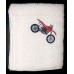 Product: Babies>Baby Cloths - Burp Cloth (Blue bike)