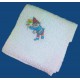 Product: Babies>Baby Cloths - Burp Cloth (Dwarf with flower)