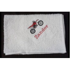 Product: Babies>Baby Cloths - Burp Cloth (Red bike)