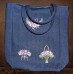 Product: Bags>Handbags - Grocery Bag (Three bouquets in pink)