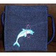 Product: Bags>Purses - Snoepie Neck Purse (Dolphin with pink hula hoop)