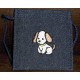 Product: Bags>Purses - Snoepie Neck Purse (Dog with yellow collar)