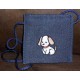 Product: Bags>Purses - Snoepie Neck Purse (Dog with red collar)
