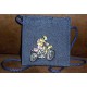 Product: Bags>Purses - Snoepie Neck Purse (Motorcyclist in yellow and pink)
