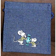 Product: Bags>Purses - Snoepie Neck Purse (Mice with yellow shirts)