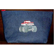 Product: Bags>Handbags - Vanity or Cosmetic Bag (Red monster truck)