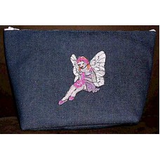 Product: Bags>Handbags - Vanity or Cosmetic Bag (Fairy with flower festoon)