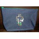 Product: Bags>Handbags - Vanity or Cosmetic Bag (Cross, dove and flowers)