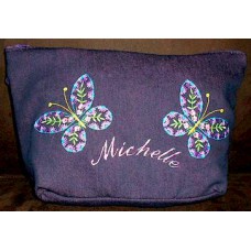 Product: Bags>Handbags - Vanity or Cosmetic Bag (Lace butterflies)