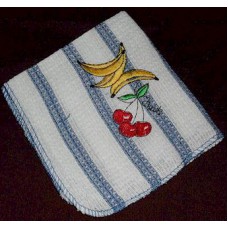 Product: Kitchen>Linen - Washcloth (Bananas and Cherries)