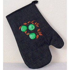 Product: Kitchen>Linen - Oven Gloves (Pair) (Green apples)
