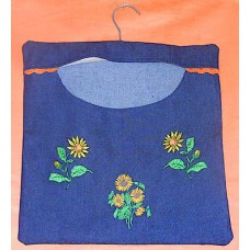Product: Kitchen>Bags - Pegs Bag (Yellow flowers)