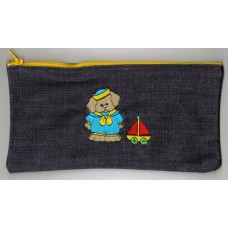 Product: Bags>Pen or Pencil Case (Puppy with toy boat)
