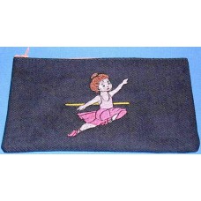 Product: Bags>Pen or Pencil Case (Ballet dancer stretching)